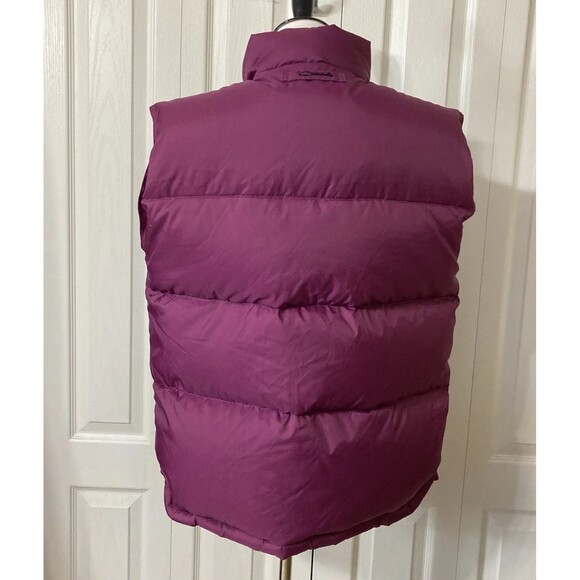 Down Puffer Vest Quilted Sz Large Full Front Zipper Collared Catalina Outerwear - Picture 12 of 15